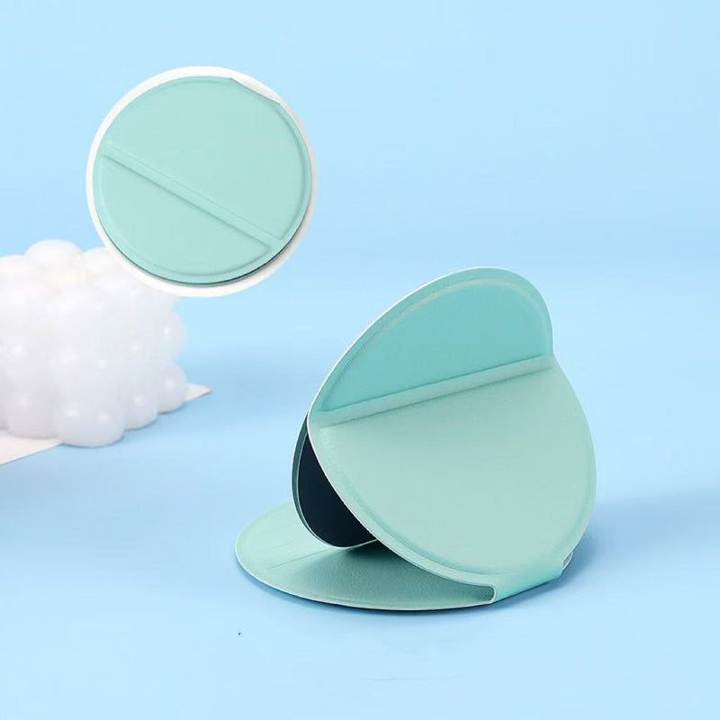 Foldable Leather Travel Mirror