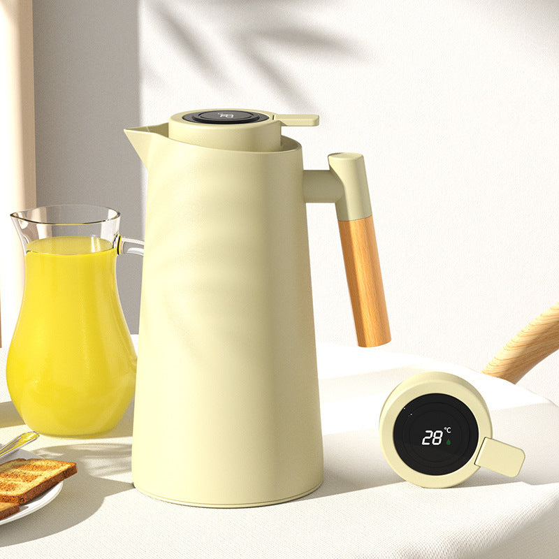 Glass Inner Coffee Pot with Temperature Measurement Lid