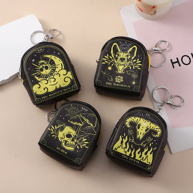 Punk Style Mini Zipper Coin Purse