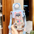 Portable Drop-resistant New Cute Summer Children Plastic Drinking Straw
