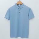 Tencel Draped No-Iron Polo Shirt