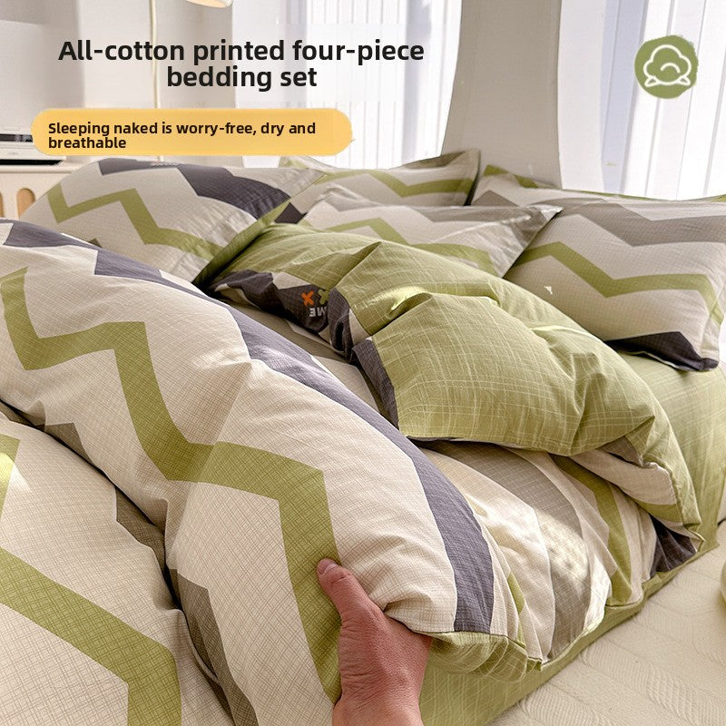 Cotton bed set