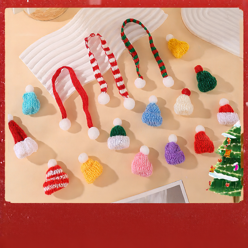 Mini Knitted Christmas Hat