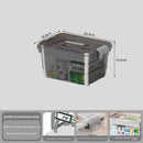Portable Multi-Layer Transparent Medicine Storage Box