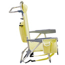63x65x82cm, Yellow, Aluminium Beach Chair, Oxford Cloth, Silvery-white Aluminium Tube