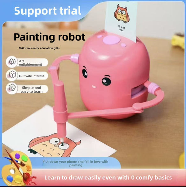 Smart Auto-Drawing Robot for Kids Early Education