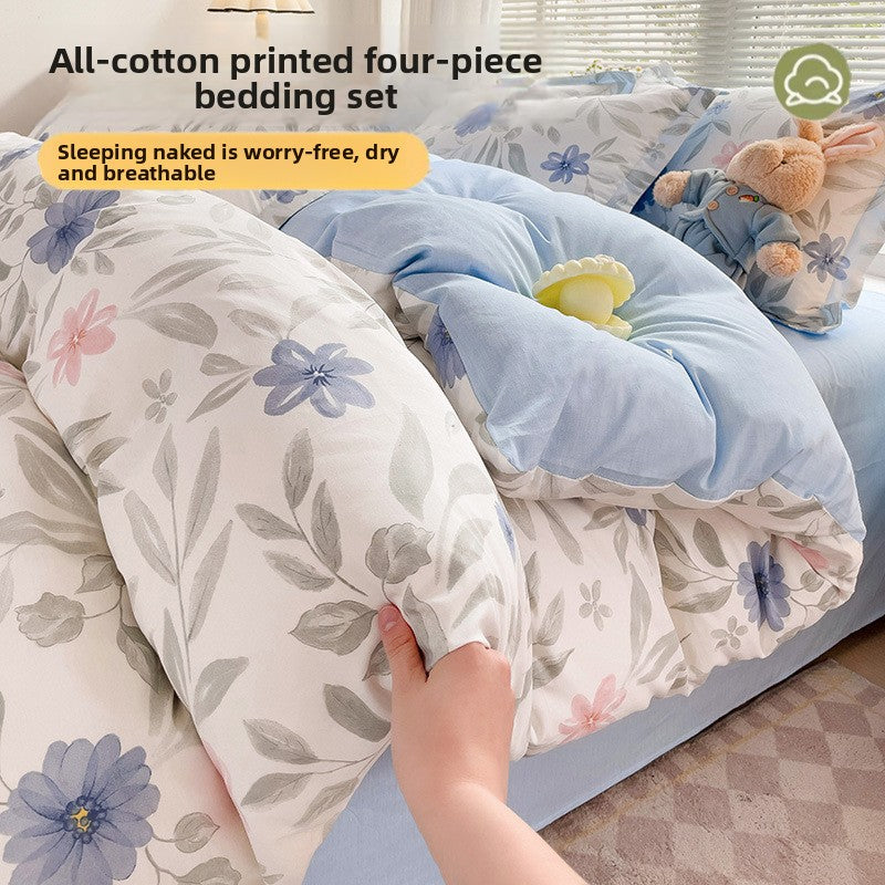 Cotton bed set