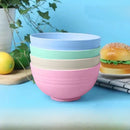 Household wheat straw children's rice bowls