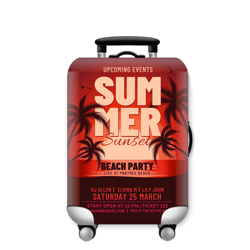 Luggage Protective Cover Elastic Thickening And Wear-resistant Printed Dust Cover 18-32 Inch