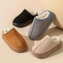 Imitation Deerskin Home Slippers with Thick Sole