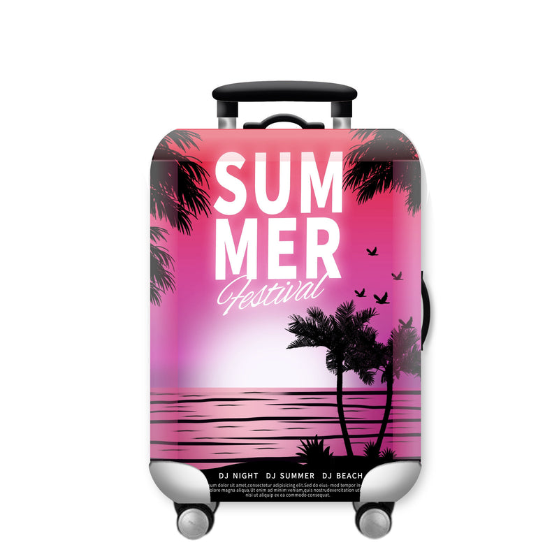 Luggage Protective Cover Elastic Thickening And Wear-resistant Printed Dust Cover 18-32 Inch