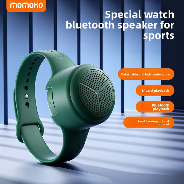 Mini Watch Bluetooth Speaker - IPX6 Waterproof, Portable