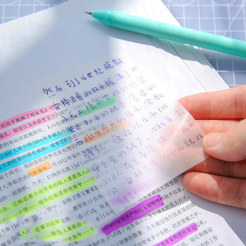 ملاحظات لاصقة شفافة من مادة البولي إيثيلين تيرفثالات مقاومة للماء