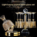 crystal glass high-foot red wine glass suitcase suit