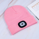 LED luminous knitted hat