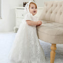 European and American Extended Baptismal Extra Christening Gown Baby Party Dress Baby Girl Dress Vestidos Para Navidad De Bebes