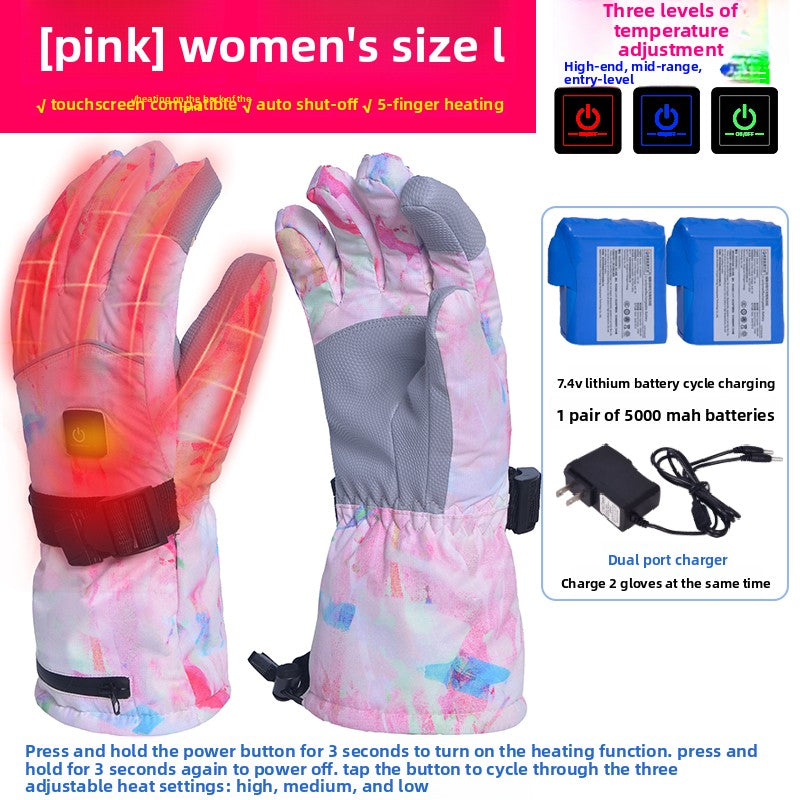 Heated gloves.