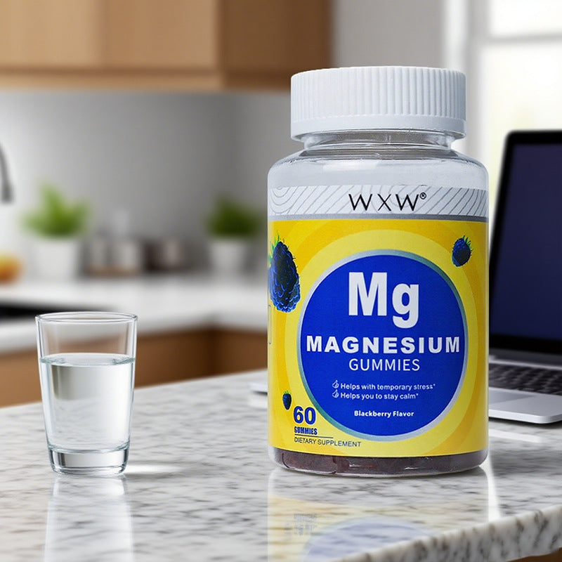 Magnesium Glycinate Gummies Sugar-Free Vitamin Supplement