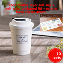 Single-use coffee, milk tea and soy milk paper cups