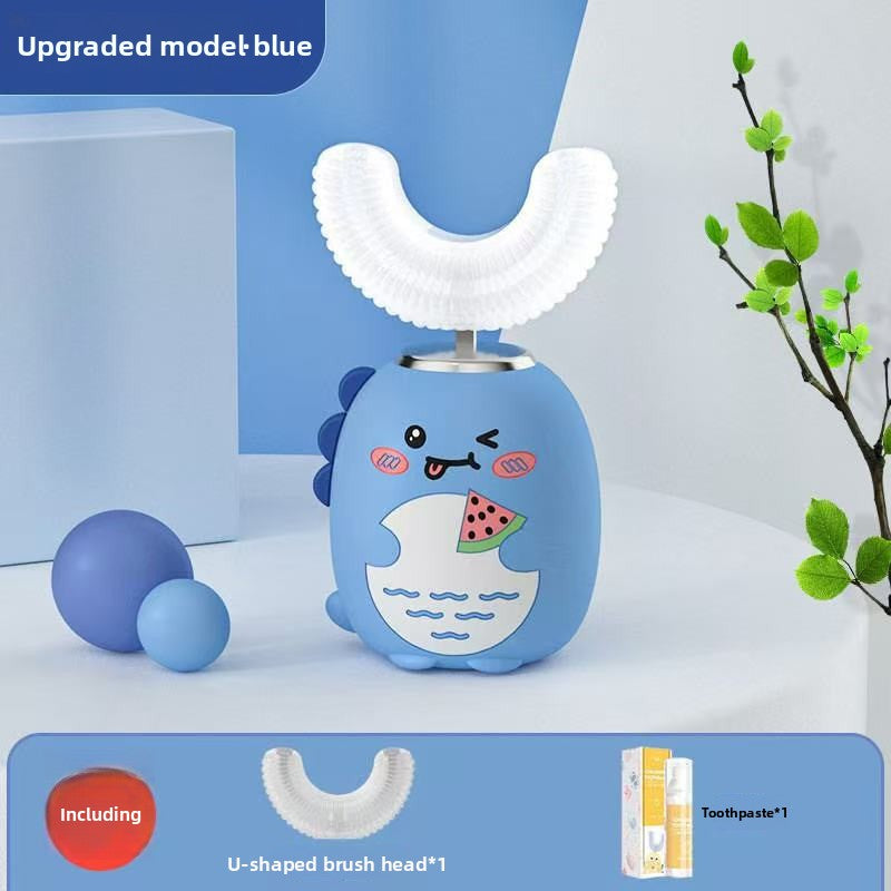 Children's Rechargeable U-Shaped Silicone Electric Toothbrush