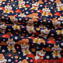 All-cotton Japanese-style gold-embossed fabric
