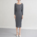 High-grade Elastic Slimming Pleated Skirt