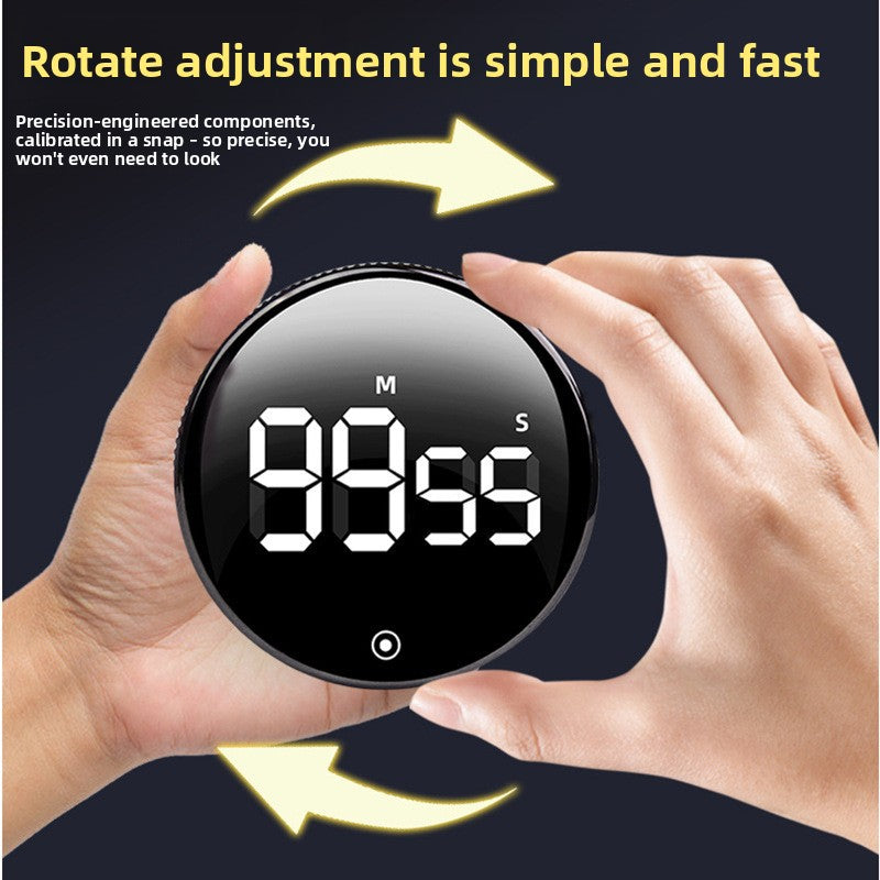 Rotating Magnetic Kitchen Timer for Baking and Home Use