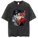 Washed and distressed T-shirt