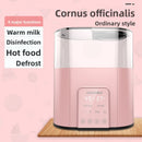 Milk warmer, sterilizer and two-in-one baby bottle