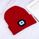 LED luminous knitted hat