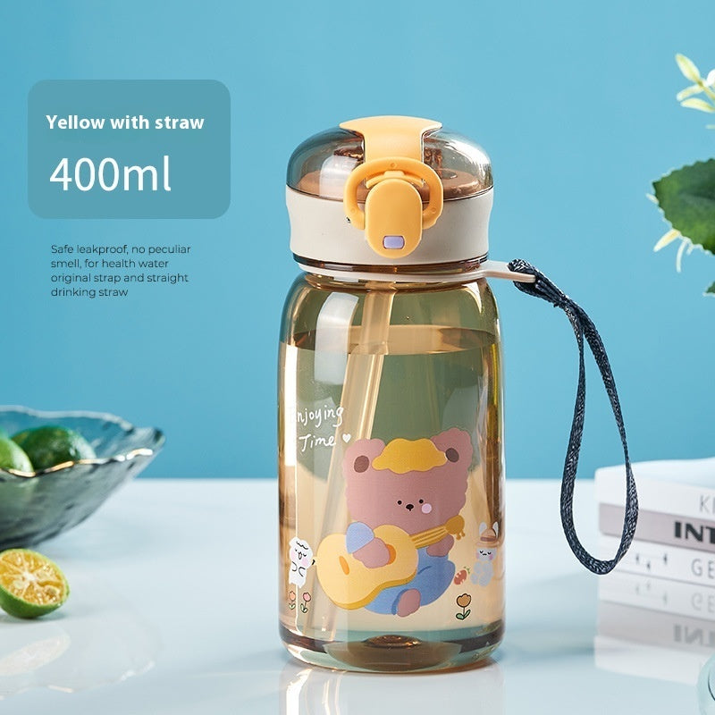 Children's Plastic Bounce Direct Drink Portable Water Cup