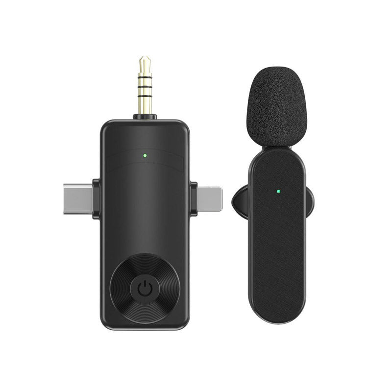 Bluetooth mini collar clip microphone