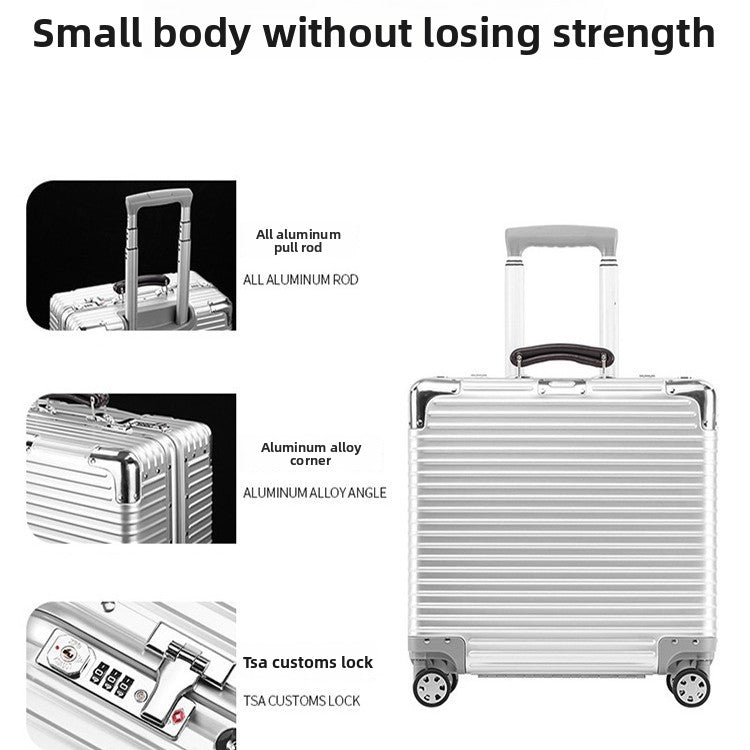 All-aluminum-magnesium alloy trolley case