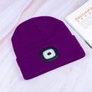 LED luminous knitted hat