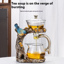 Semi-Automatic Teaware Suit Magnetic Suction Glass Tea Maker