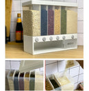 يمكن تعليق صندوق تخزين الأرز المثبت على الحائط على شكل دلو حبوب الأرز