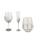 Creative Crystal Wine Glass Set with Ghost Hand Design