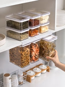 Wall-hung rice bucket with whole grains