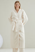 Couple pajamas flannel casual European and American loose bathrobe nightgown - TrendTrove