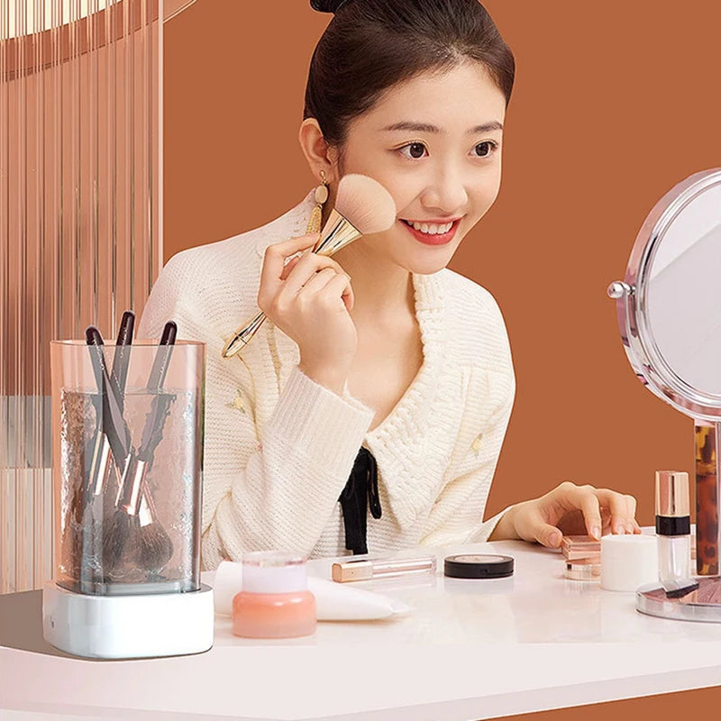 Ultrasonic Makeup Brush Cleaner Electric Multi-function Battery USB Ultrasonic Glasses Jewelry Toothbrush Cosmetic Tool Cleaner - TrendTrove