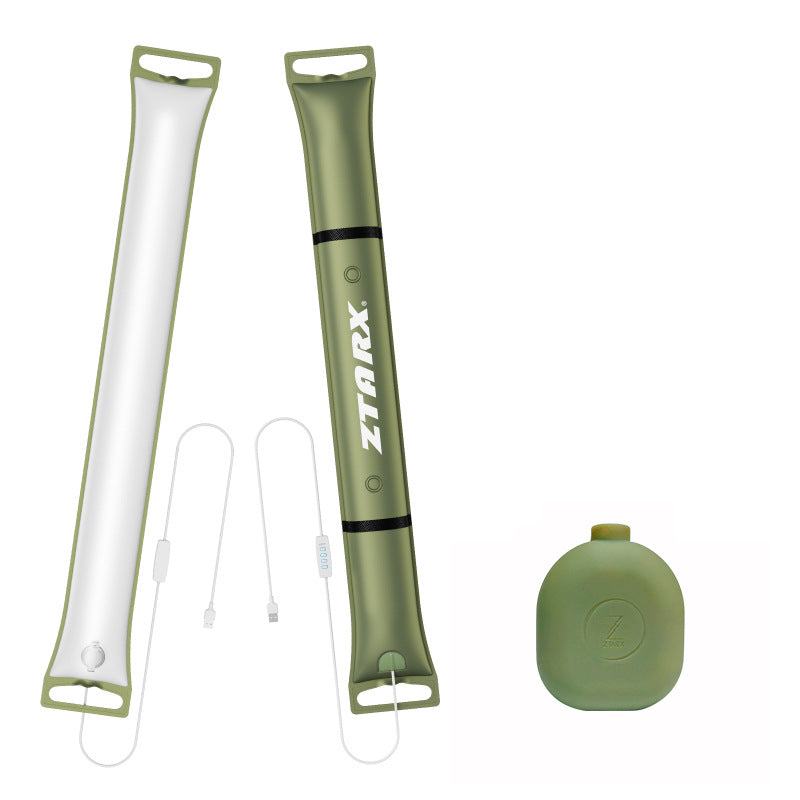 Solar USB Inflatable Camping Light with Magnetic Waterproof Design