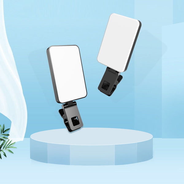 Mobile phone fill light 5 color temperature mini portable live video conference fill light - TrendTrove