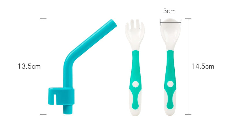 Baby Dinner Plate Children's Tableware Silicone Partition Suction Cup Set