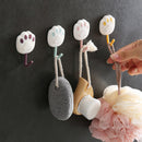 Strong Viscose Hook Cartoon Cat Cute Wall Home Door Back Sticky Hook
