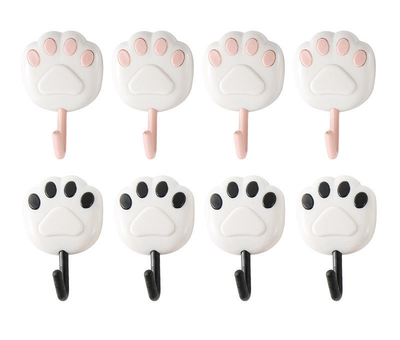 Strong Viscose Hook Cartoon Cat Cute Wall Home Door Back Sticky Hook