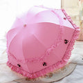 Sun Umbrella Lace Female Sunscreen And Anti-Ultraviolet Forest Eye Umbrella
