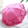 Sun Umbrella Lace Female Sunscreen And Anti-Ultraviolet Forest Eye Umbrella
