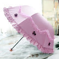 Sun Umbrella Lace Female Sunscreen And Anti-Ultraviolet Forest Eye Umbrella