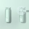 Spray Humidification Fan Mini Handheld Fan Mute Moisturizing Power Bank Multifunctional Folding Fan