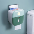 Tissue Box Self Adhesive Wall Mounted USB Power Waterproof Tissue Storage Box for Bathroom